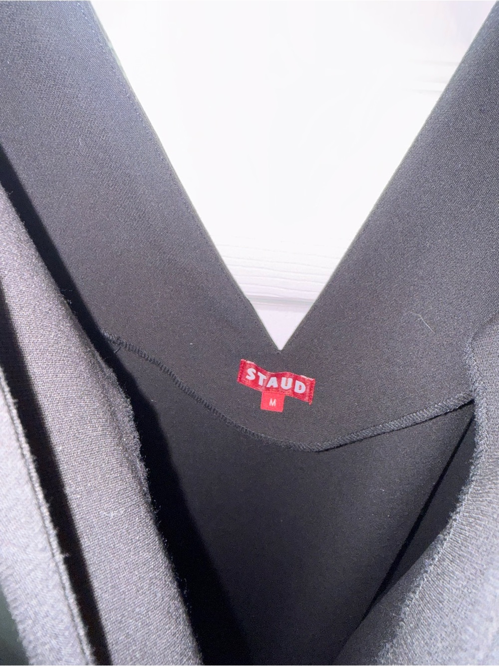 STAUD Black V-Neck Maxi Dress - Picture 4 of 4